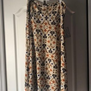 LuLaRoe Azure Skirt - Large - NWT